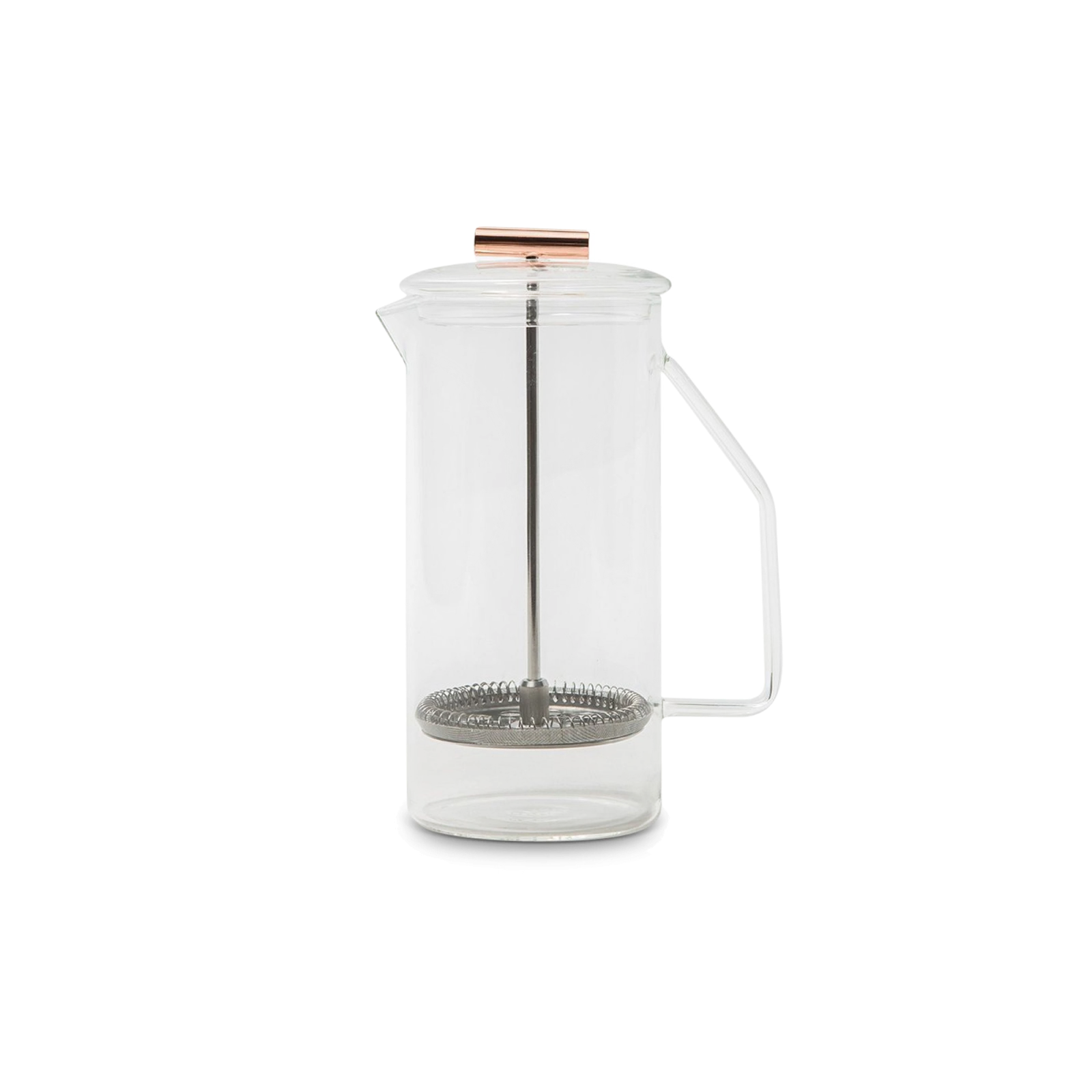 Glass French Press, Clear - Gessato Design Store