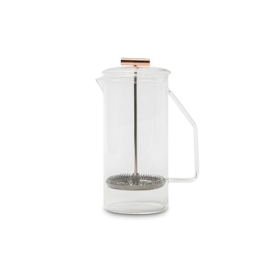 Glass French Press, Clear - Gessato Design Store