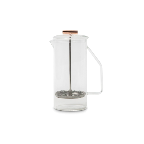 Glass French Press, Clear - Gessato Design Store