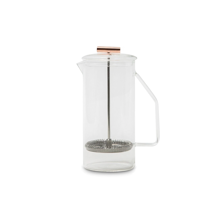 Glass French Press, Clear - Gessato Design Store