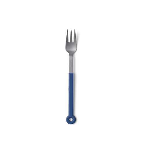 Mono Ring Dessert Fork, Blue