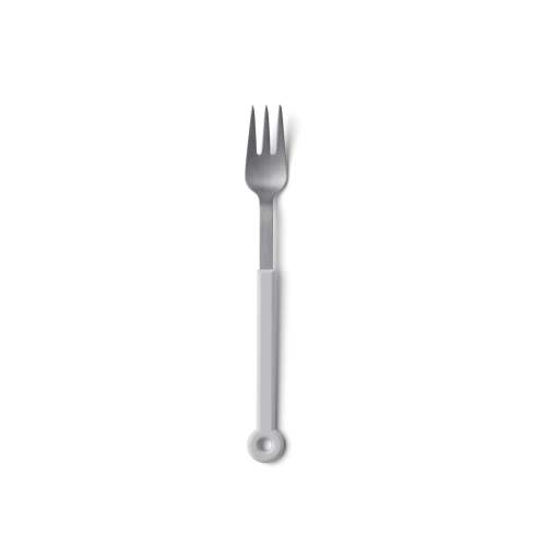 Mono Ring Dessert Fork, White