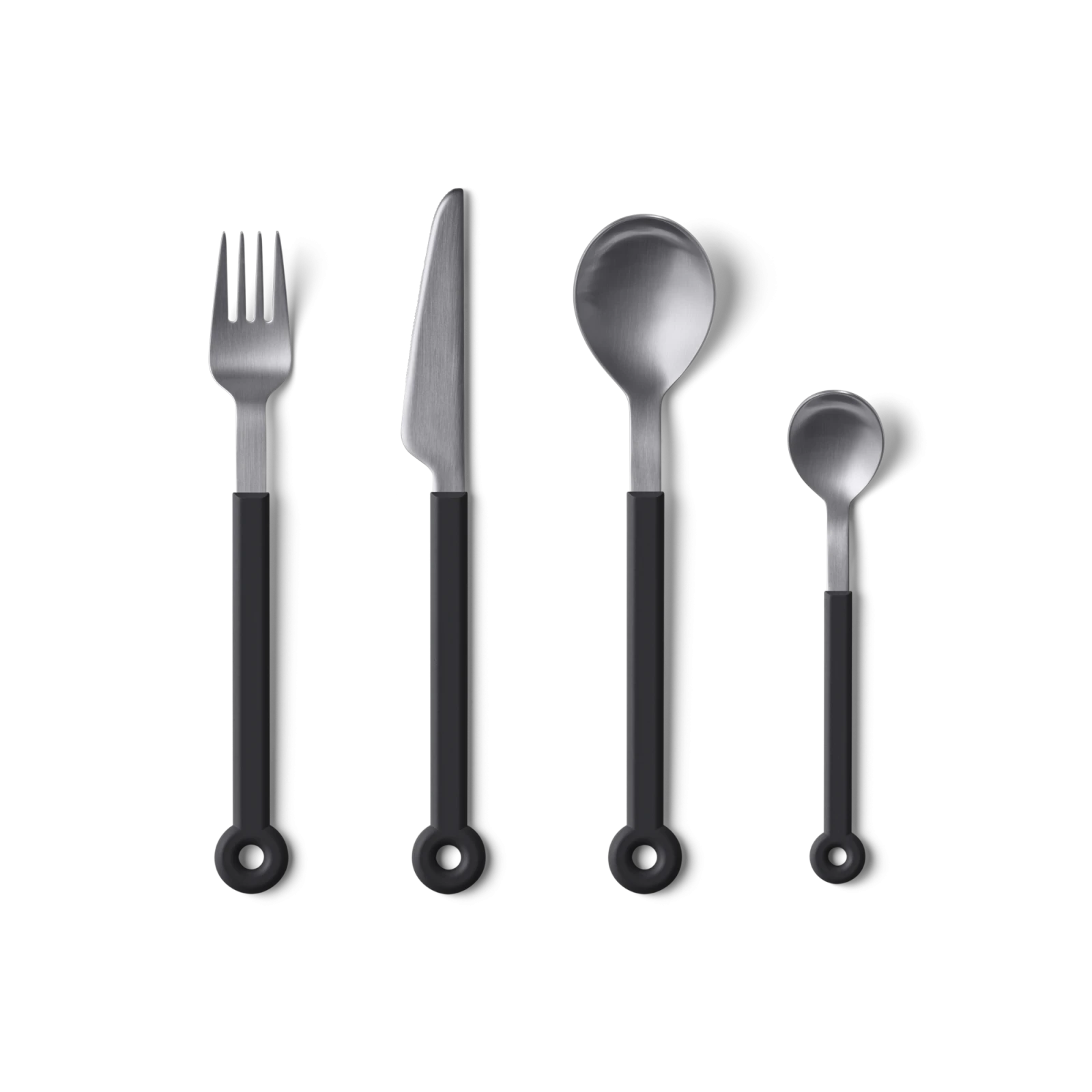 mono-ring-flatware-4-piece-set-black-1