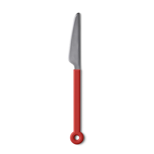 Mono Ring Table Knife, Red
