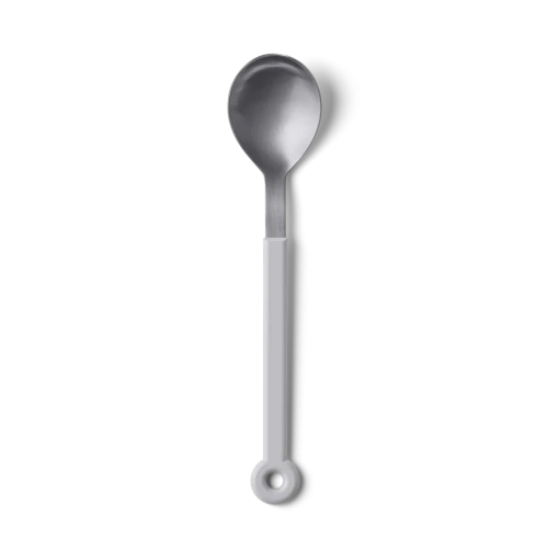 Mono Ring Table Spoon, White