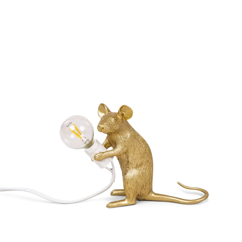 Mouse Lamp Gold, Mac