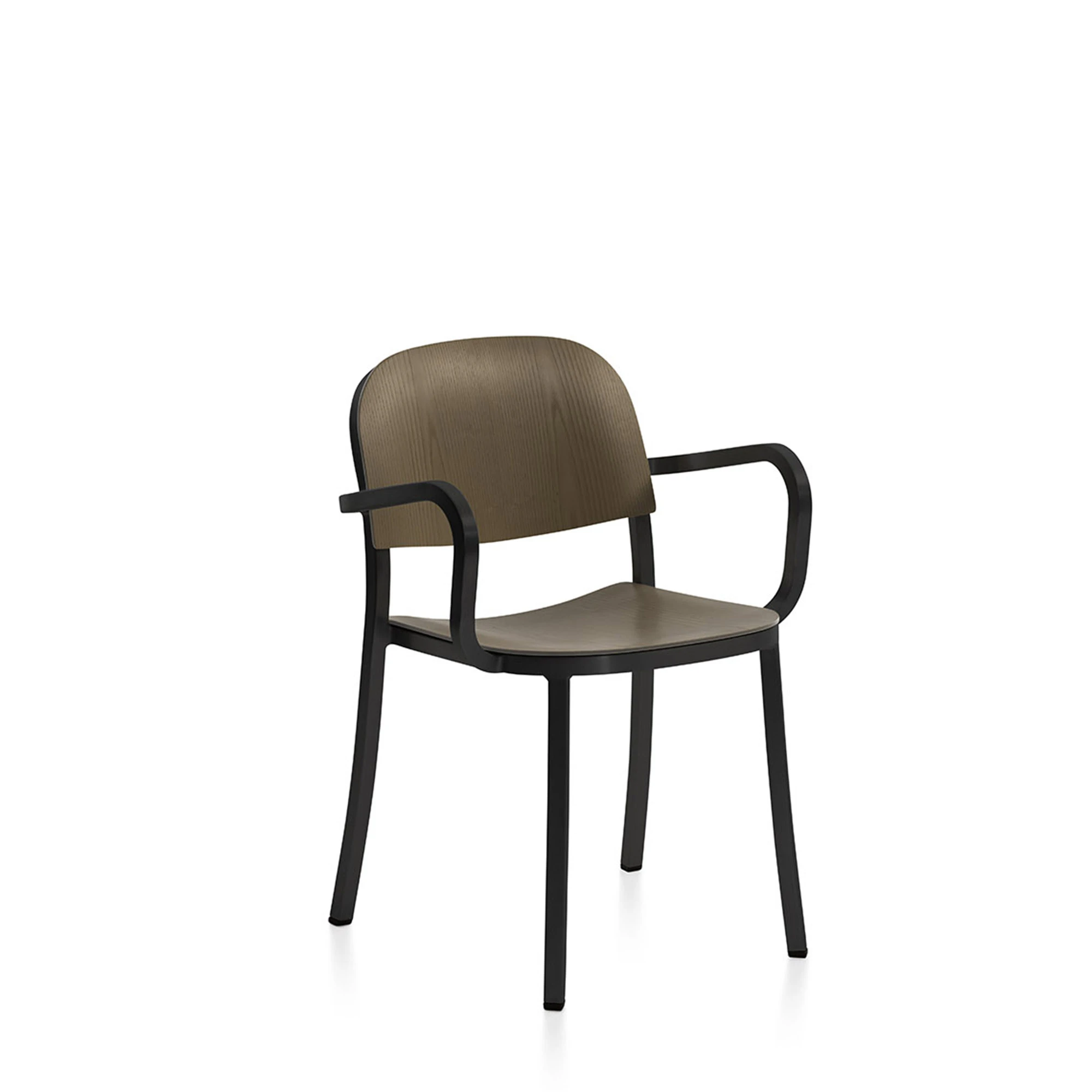  Dark Powder Coated Aluminum, Walnut Plywood