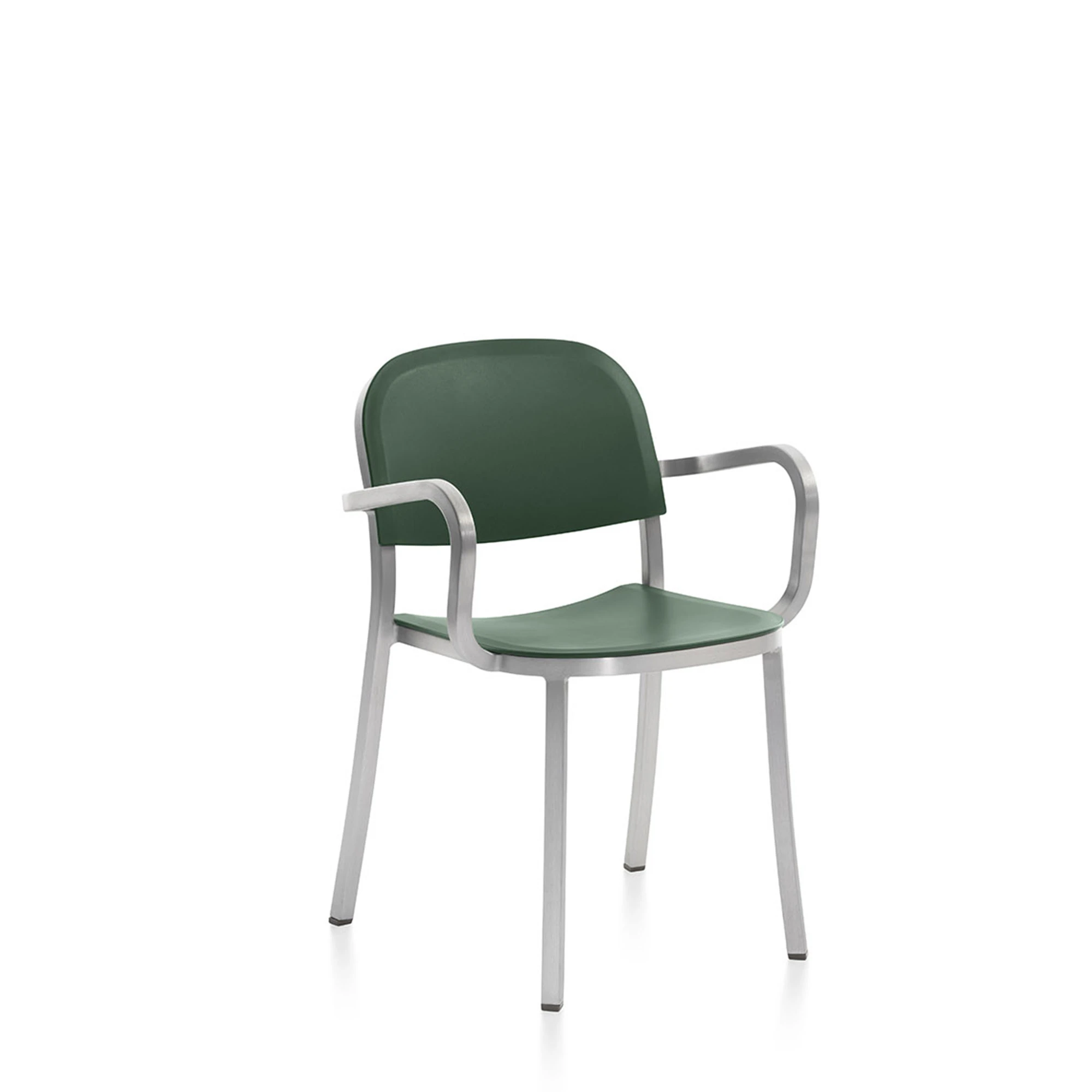  Hand Brushed Aluminum, Green