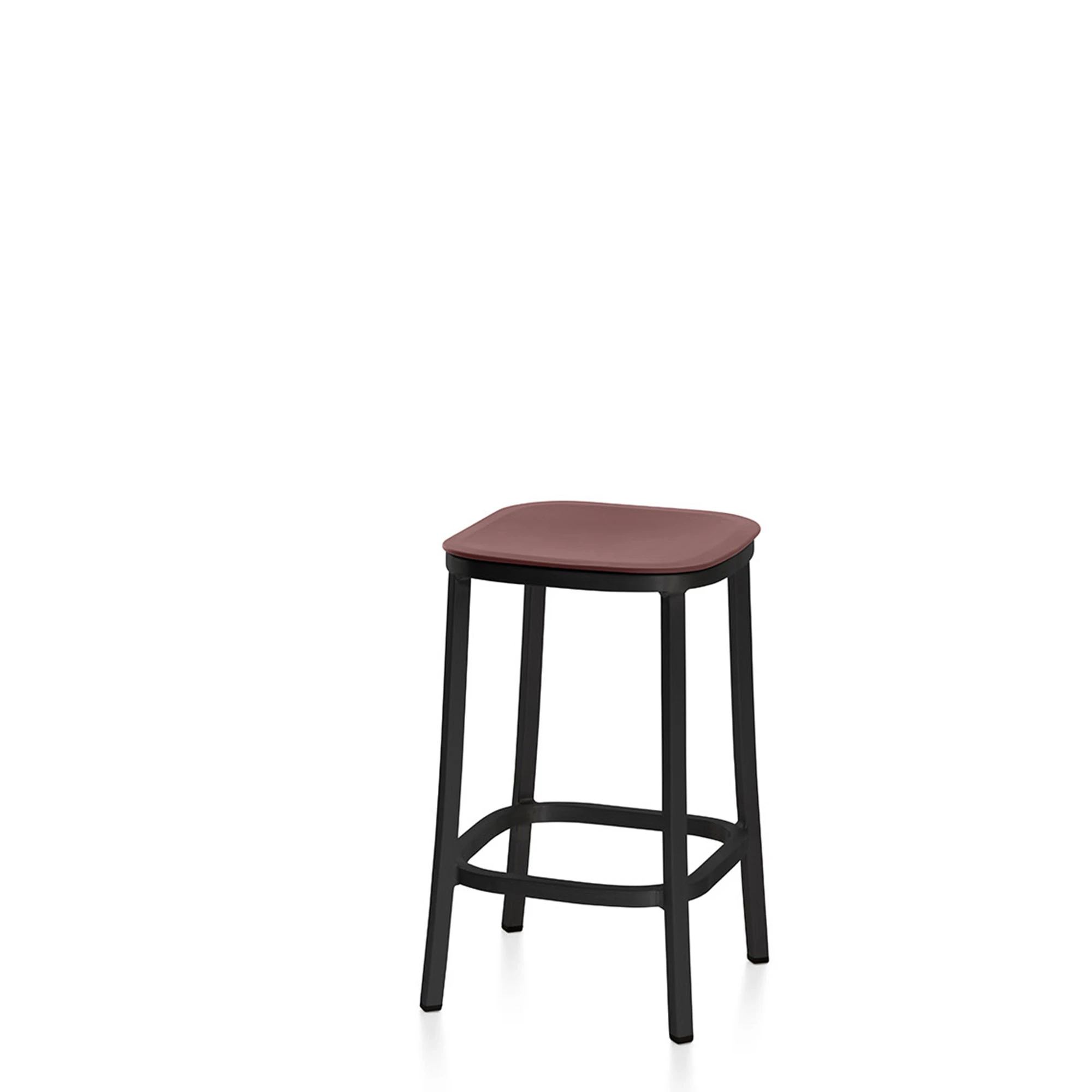  Dark Powder Coated Aluminum, Bordeaux