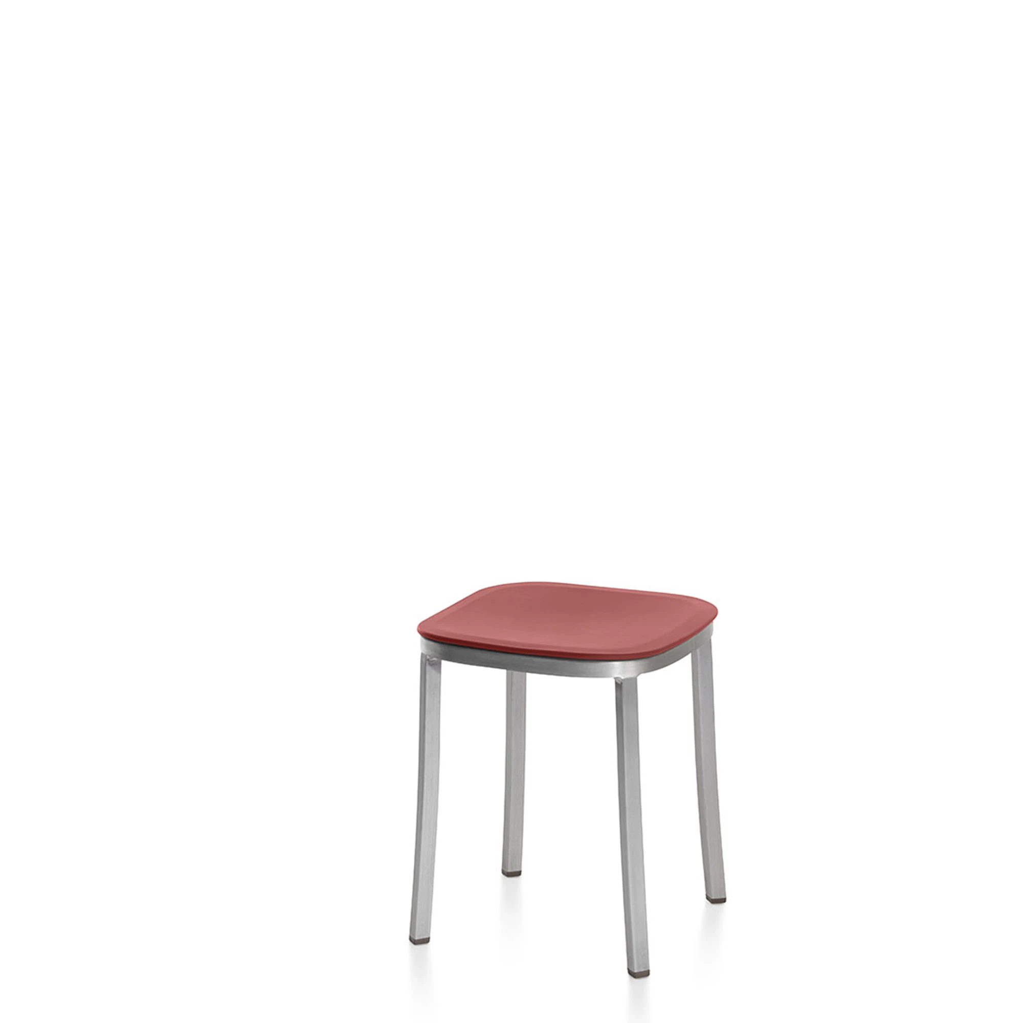  Hand Brushed Aluminum, Ochre Red