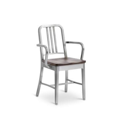 1104-navy-armchair-with-natural-wood-seat