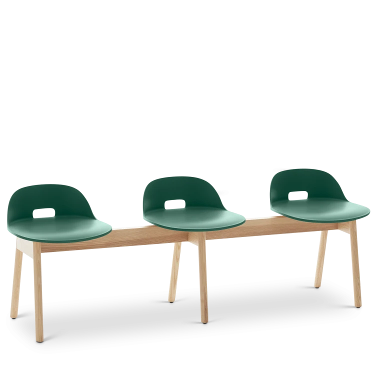 Alfi 3-Seat Bench, Low Back