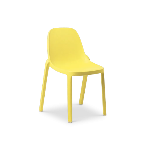Broom Stacking Chair, Yellow