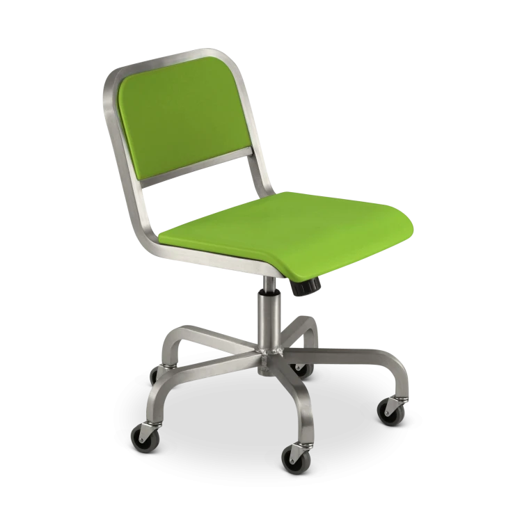 Nine-0 Swivel Chair, Green