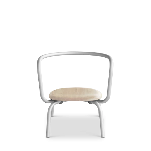Parrish Lounge Chair, Wood Seat