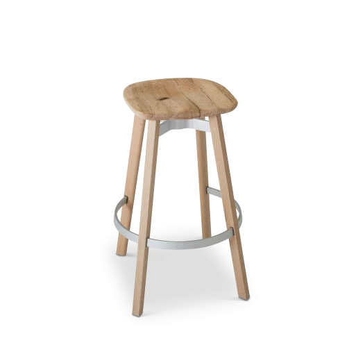 Su Barstool, Reclaimed Oak Seat