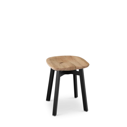 Su Small Stool, Reclaimed Oak Seat