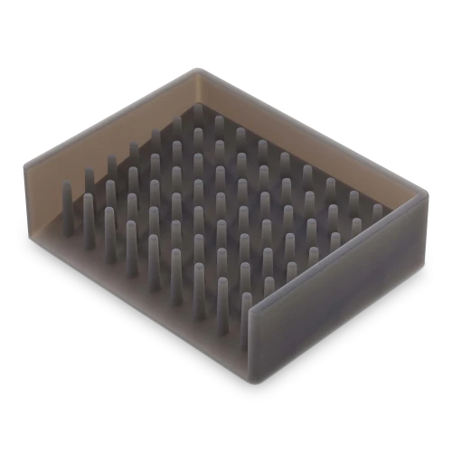 Float Self Draining Soap Tray, Black