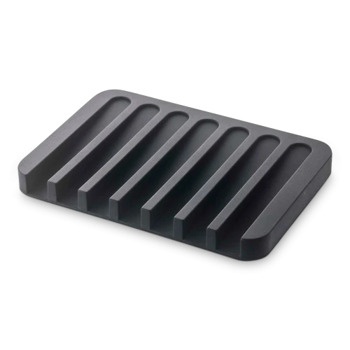 Flow Self Draining Soap Tray, Black