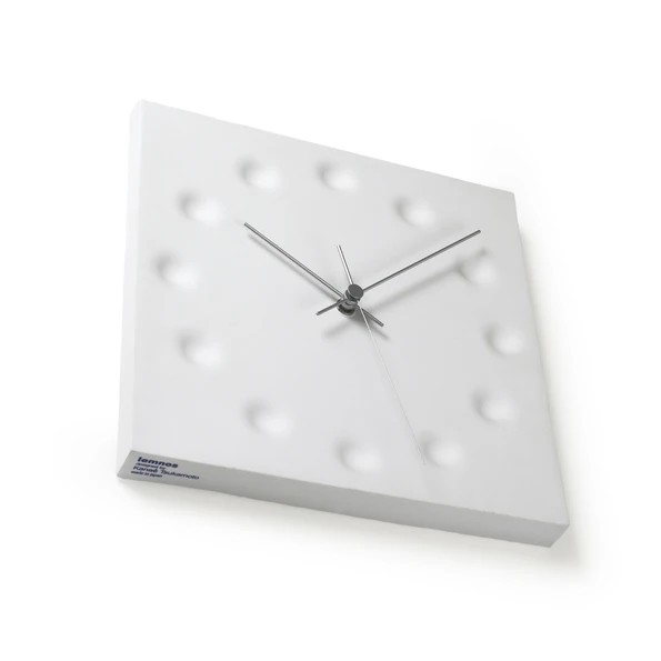美品☆白色掛時計Lemnos drops draw the existance Lemnos - Drops Draw The Existance | Gessato Design Store