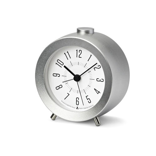 Jiji Alarm Clock, Silver