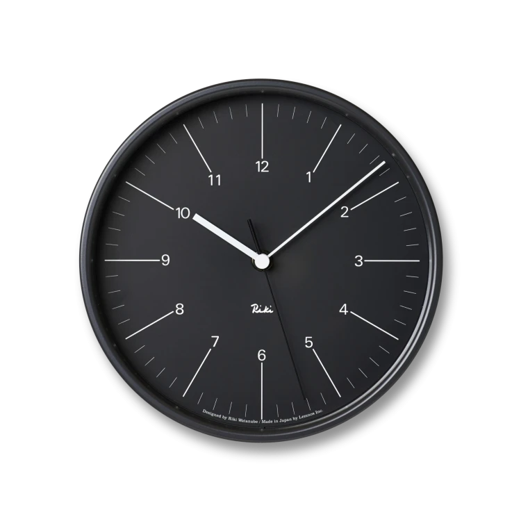 riki-steel-clock-black