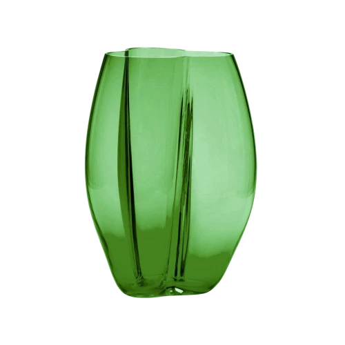 Petalo Green Large Vase by Alessandro Mendini