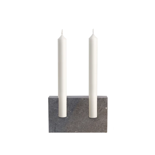 Snug Candle Holder, Grey Sant Vicenç - Smooth