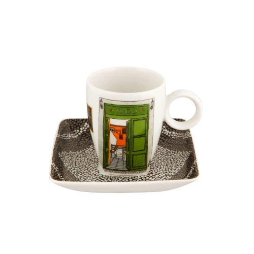 Alma De Lisboa Coffe Cup and Saucer Casa De Fado
