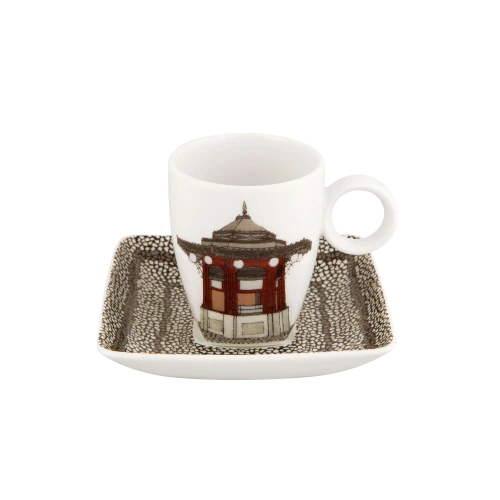 Alma De Lisboa Coffee Cup and Saucer Quiosque