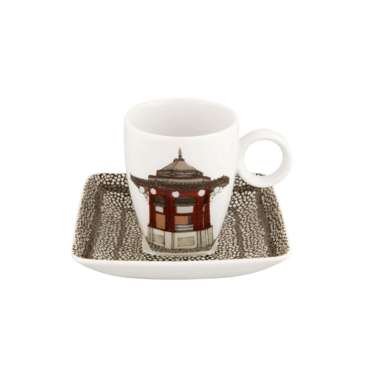 Alma De Lisboa Coffee Cup and Saucer Quiosque