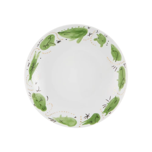 Folkifunki Soup Plate Green