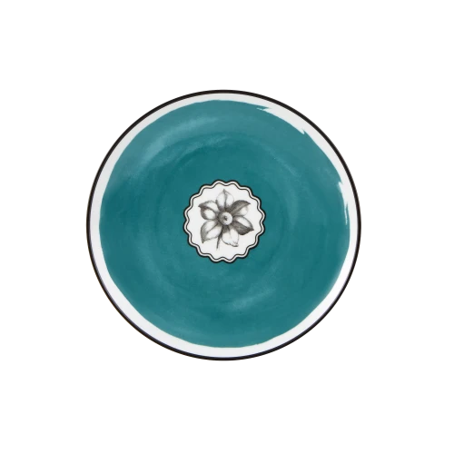Herbariae Dessert Plate Peacock