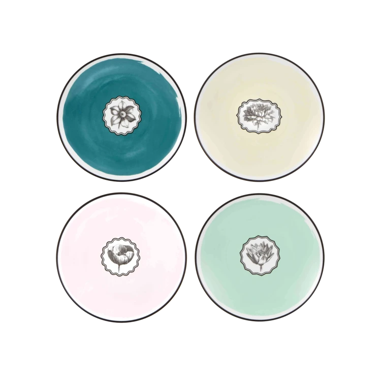 Herbariae Dessert Plate, Set of 4