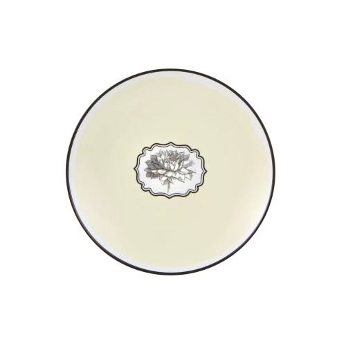 Herbariae Dessert Plate Yellow