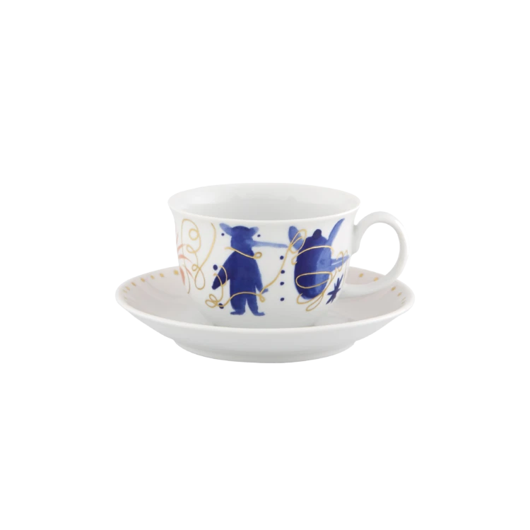 Folkifunki Coffee Cup and Saucer