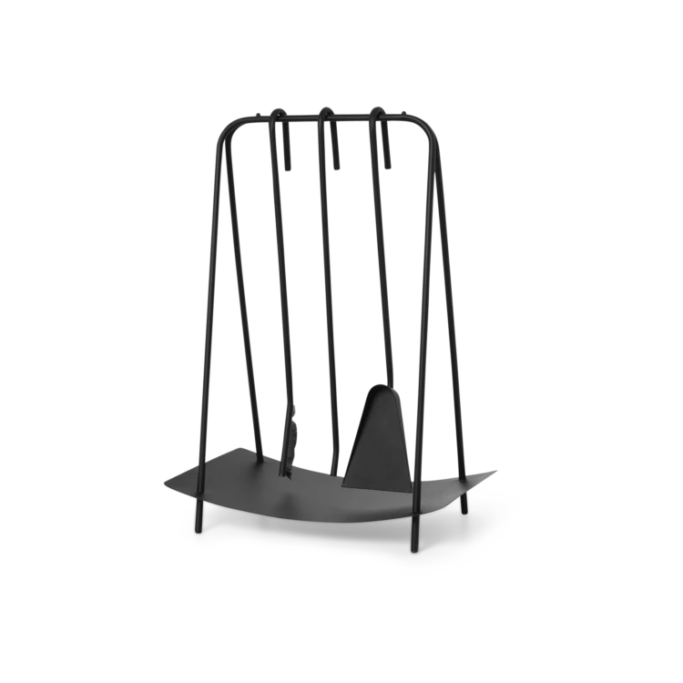 Port Fireplace Tools Black