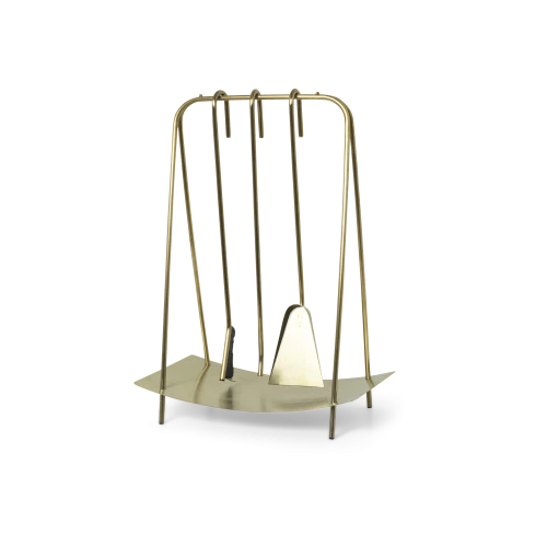 Port Fireplace Tools Brass