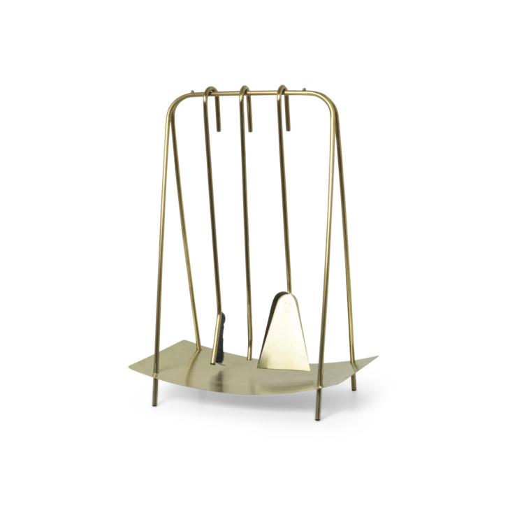 Port Fireplace Tools Brass
