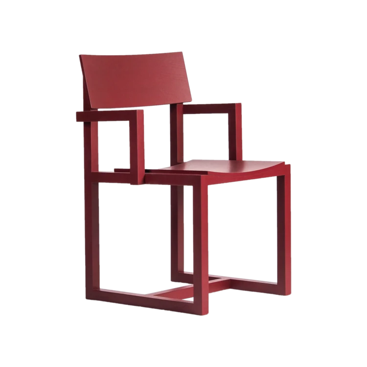 Enest-Armchair- Burgundy