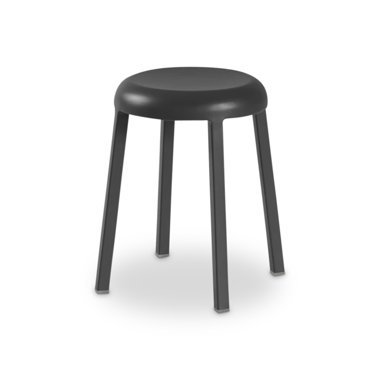 Za Small Stool Dark Grey