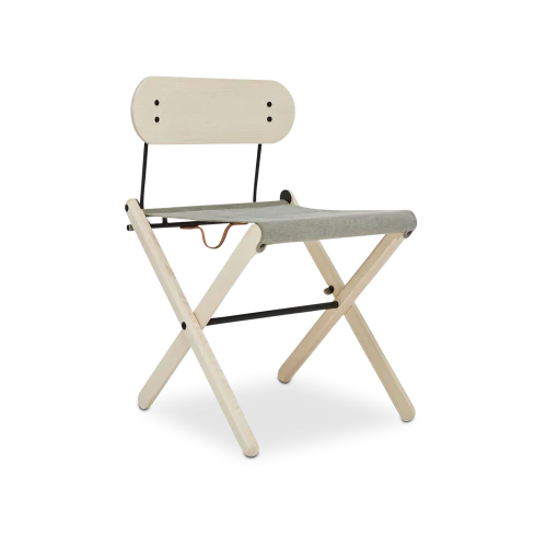 Wood and Canvas Folding Chair