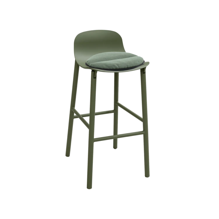 Sharky Outdoor Bar Stool, Low Back