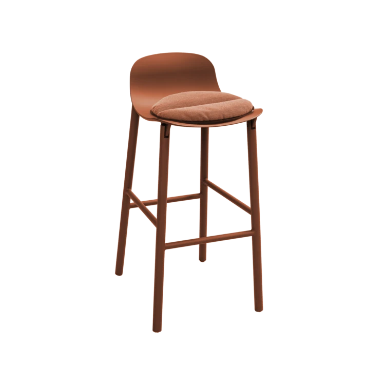 Sharky Outdoor Counter Stool, Low Back
