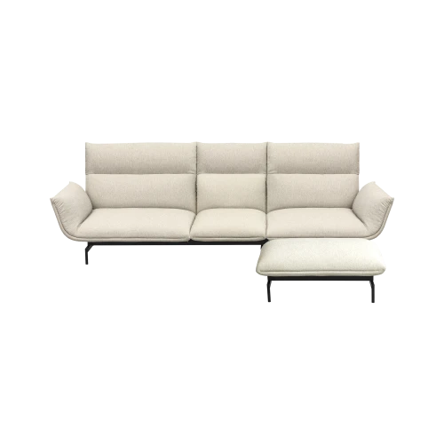 Tenso Sofa System, Linear Chaise Lounge with Headrest