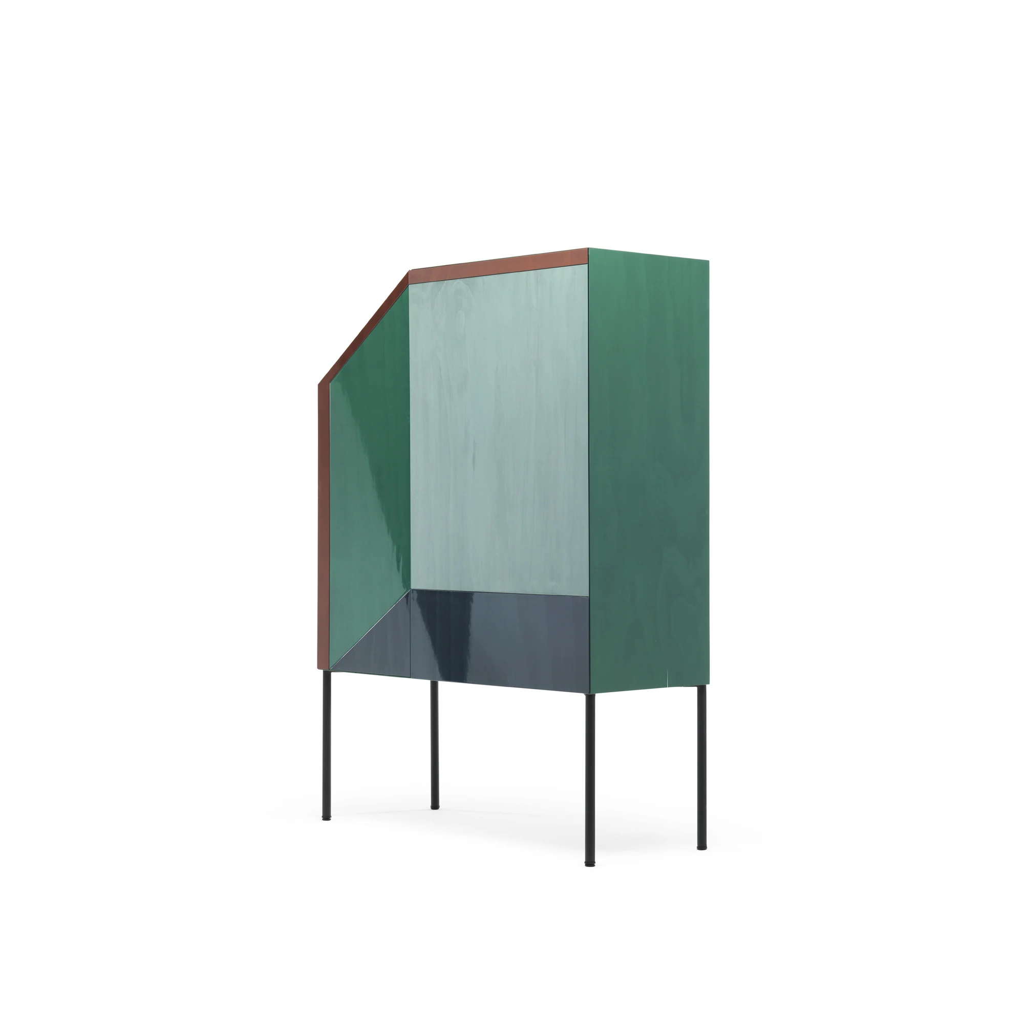  cabinet, cold tones