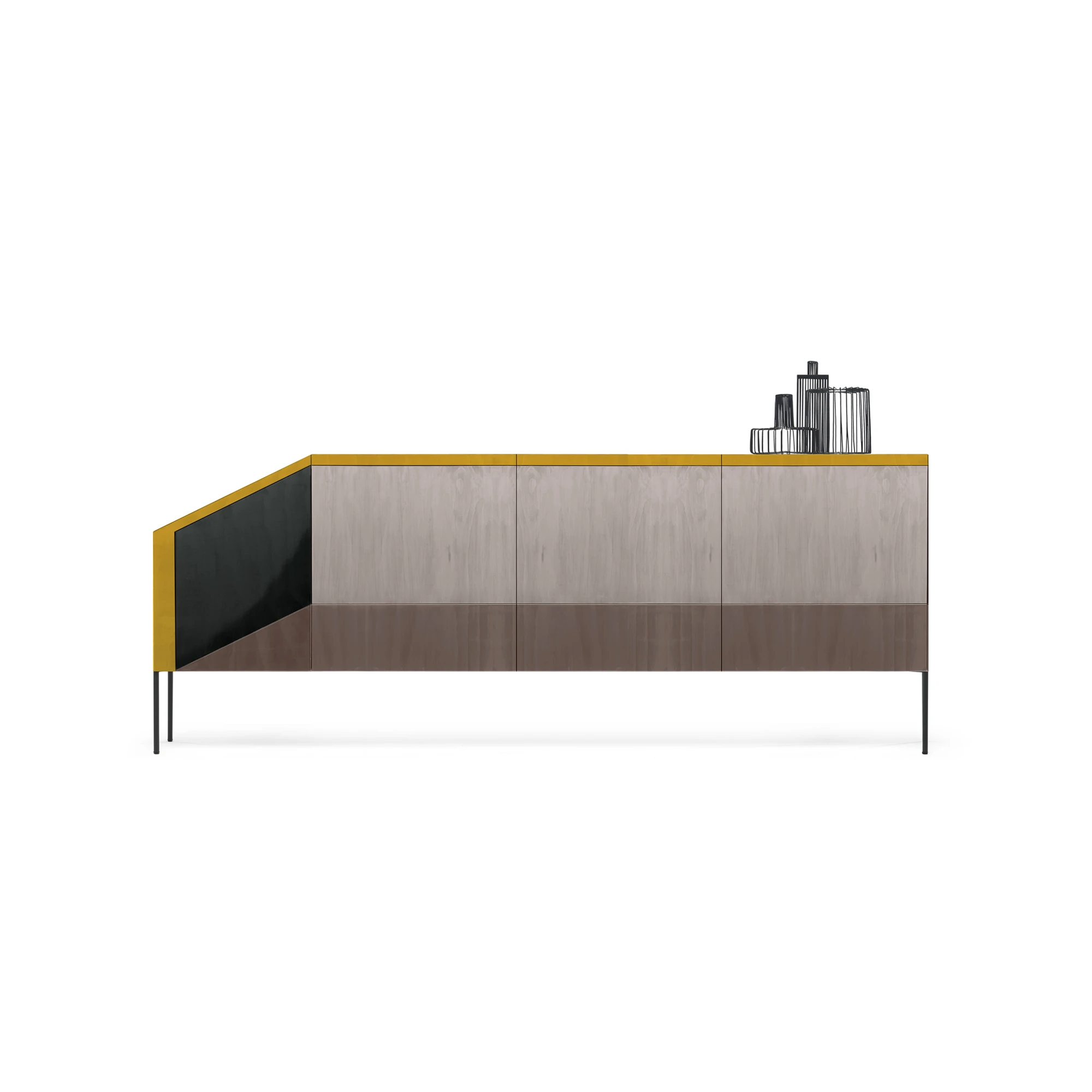  sideboard, warm tones