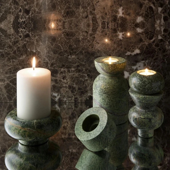 Tom Dixon トム・ディクソン ROCK CANDLE HOLDER Tom Dixon - Rock Candleholder, Large | Gessato Design Store