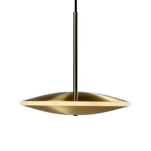 Dish10h Pendant, Brass