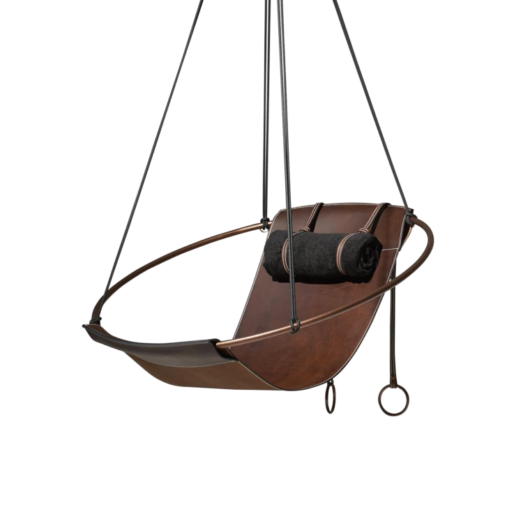 sling-hanging-seat-thick-leather-brown